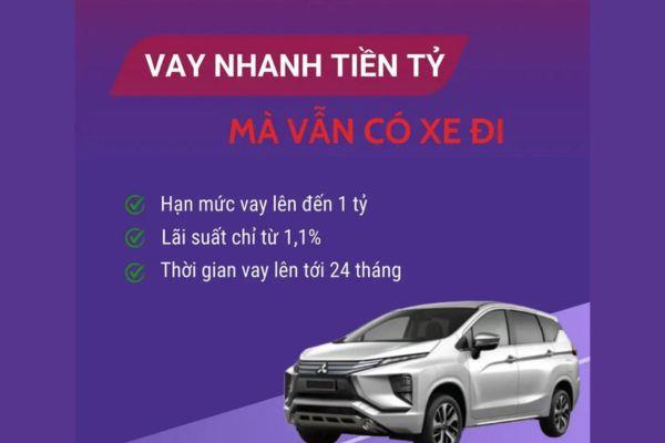 Vay đến 1 tỷ khi bằng đăng ký ô tô 